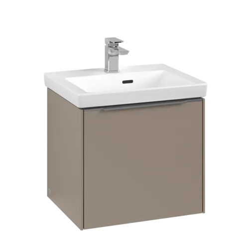 Bild von VILLEROY BOCH Subway 3.0 Waschbeckenunterschrank, mit Beleuchtung, 1 Auszug, 473 x 429 x 408 mm, Taupe #C580L0VM