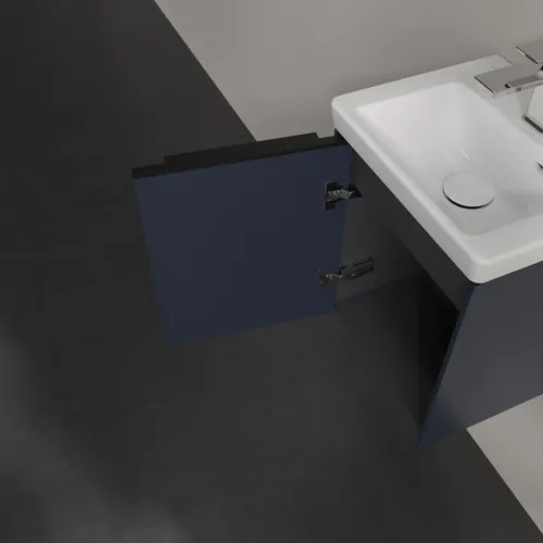Bild von VILLEROY BOCH Subway 3.0 Waschbeckenunterschrank, 1 Tür, 351 x 429 x 309 mm, Marine Blue #C58301VQ