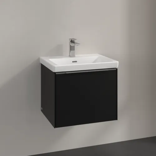 Bild von VILLEROY BOCH Subway 3.0 Waschbeckenunterschrank, 1 Auszug, 523 x 429 x 448 mm, Volcano Black #C57900VL