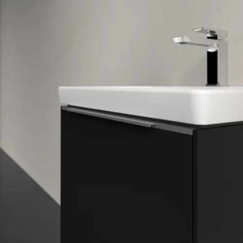 Bild von VILLEROY BOCH Subway 3.0 Waschbeckenunterschrank, 1 Auszug, 523 x 429 x 448 mm, Volcano Black #C57900VL
