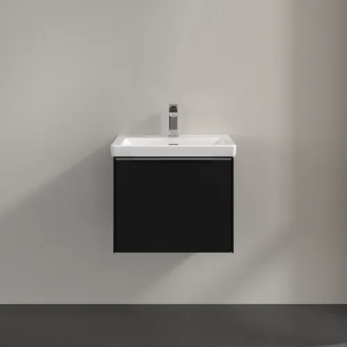 Bild von VILLEROY BOCH Subway 3.0 Waschbeckenunterschrank, 1 Auszug, 523 x 429 x 448 mm, Volcano Black #C57900VL