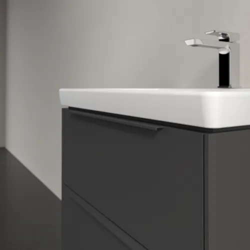 Bild von VILLEROY BOCH Subway 3.0 Waschbeckenunterschrank, 2 Auszüge, 572 x 576 x 478 mm, Graphite #C57802VR