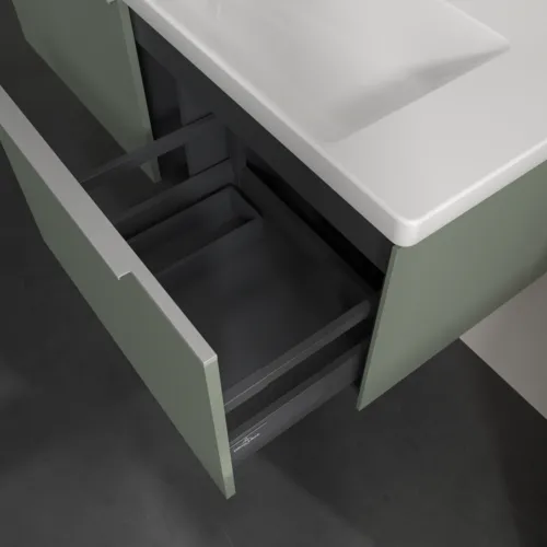Bild von VILLEROY BOCH Subway 3.0 Waschbeckenunterschrank, 2 Auszüge, 1272 x 429 x 478 mm, Soft Green #C60100AF