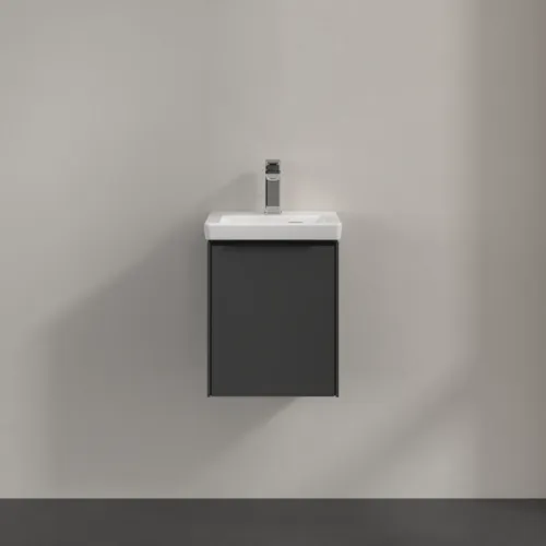 Bild von VILLEROY BOCH Subway 3.0 Waschbeckenunterschrank, 1 Tür, 351 x 429 x 309 mm, Graphite #C58401VR