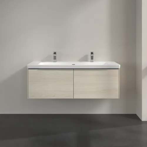 Bild von VILLEROY BOCH Subway 3.0 Waschbeckenunterschrank, 2 Auszüge, 1272 x 429 x 478 mm, White Oak #C60100AA