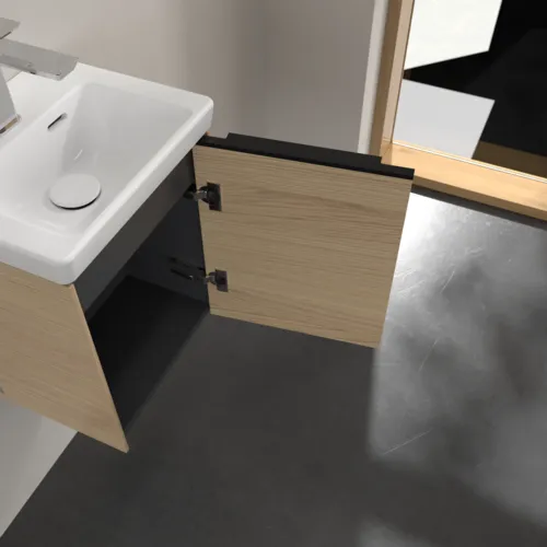 Bild von VILLEROY BOCH Subway 3.0 Waschbeckenunterschrank, 1 Tür, 351 x 429 x 309 mm, Nordic Oak #C58401VJ