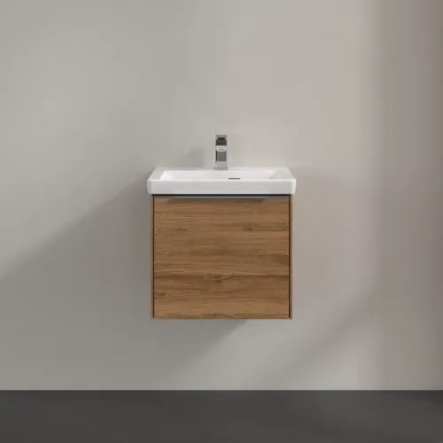 Bild von VILLEROY BOCH Subway 3.0 Waschbeckenunterschrank, mit Beleuchtung, 1 Auszug, 473 x 429 x 408 mm, Kansas Oak #C580L0RH