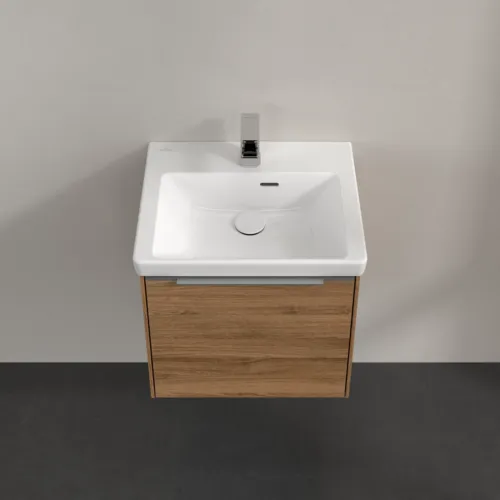 Bild von VILLEROY BOCH Subway 3.0 Waschbeckenunterschrank, mit Beleuchtung, 1 Auszug, 473 x 429 x 408 mm, Kansas Oak #C580L0RH