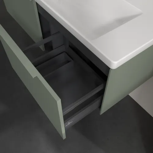 Bild von VILLEROY BOCH Subway 3.0 Waschbeckenunterschrank, 2 Auszüge, 1272 x 429 x 478 mm, Soft Green #C60102AF