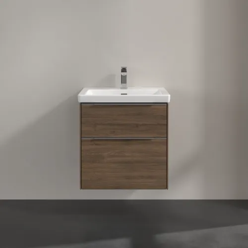 Bild von VILLEROY BOCH Subway 3.0 Waschbeckenunterschrank, 2 Auszüge, 572 x 576 x 478 mm, Arizona Oak #C57800VH