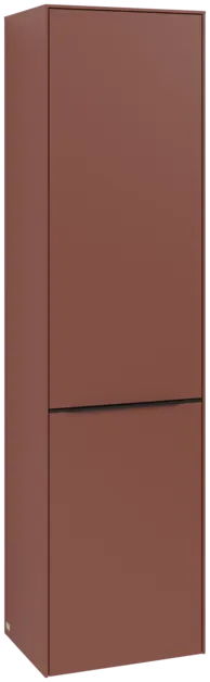 Bild von VILLEROY BOCH Subway 3.0 Hochschrank, 1 Tür, 1 Wäscheklappe, 450 x 1710 x 362 mm, Wine Red / Wine Red #C59301AH