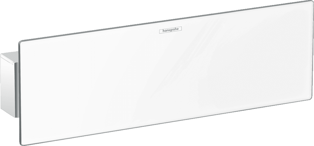 Bild von HANSGROHE FixFit Wandanschluss Porter 300 mit Brausehalter und Duschablage #26456400 - Weiß/Chrom