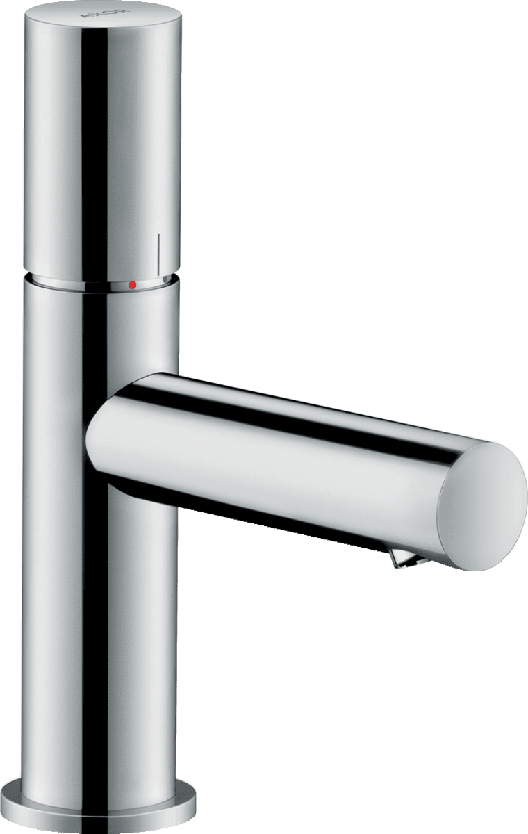 Bild von HANSGROHE AXOR Uno Einhebel-Waschtischmischer 80 mit Zerogriff und Ablaufgarnitur #45005000 - Chrom