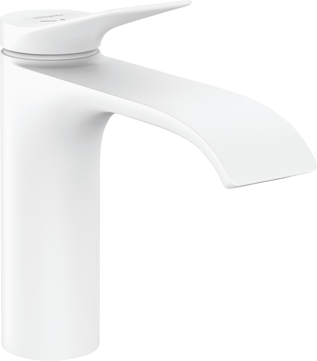 Obrázek HANSGROHE Vivenis Páková umyvadlová baterie 110 CoolStart s odtokovou soupravou s táhlem #75023700 - matná bílá