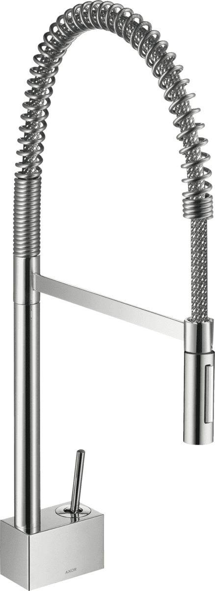 Bild von HANSGROHE AXOR Starck Einhebel-Küchenmischer 240 Semi-Pro #10820800 - Edelstahl Finish