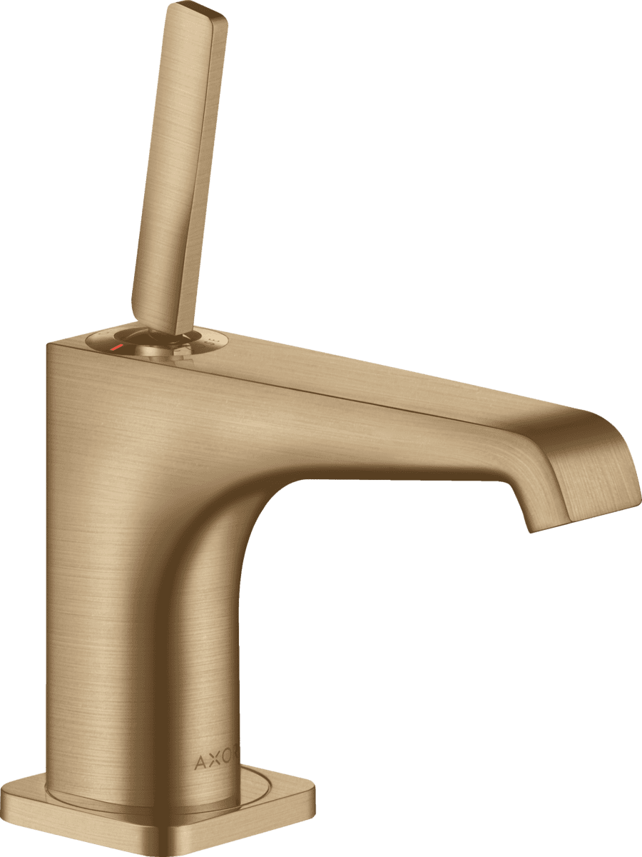 Bild von HANSGROHE AXOR Citterio E Einhebel-Waschtischmischer 90 mit Pingriff für Handwaschbecken mit Ablaufgarnitur #36102140 - Brushed Bronze
