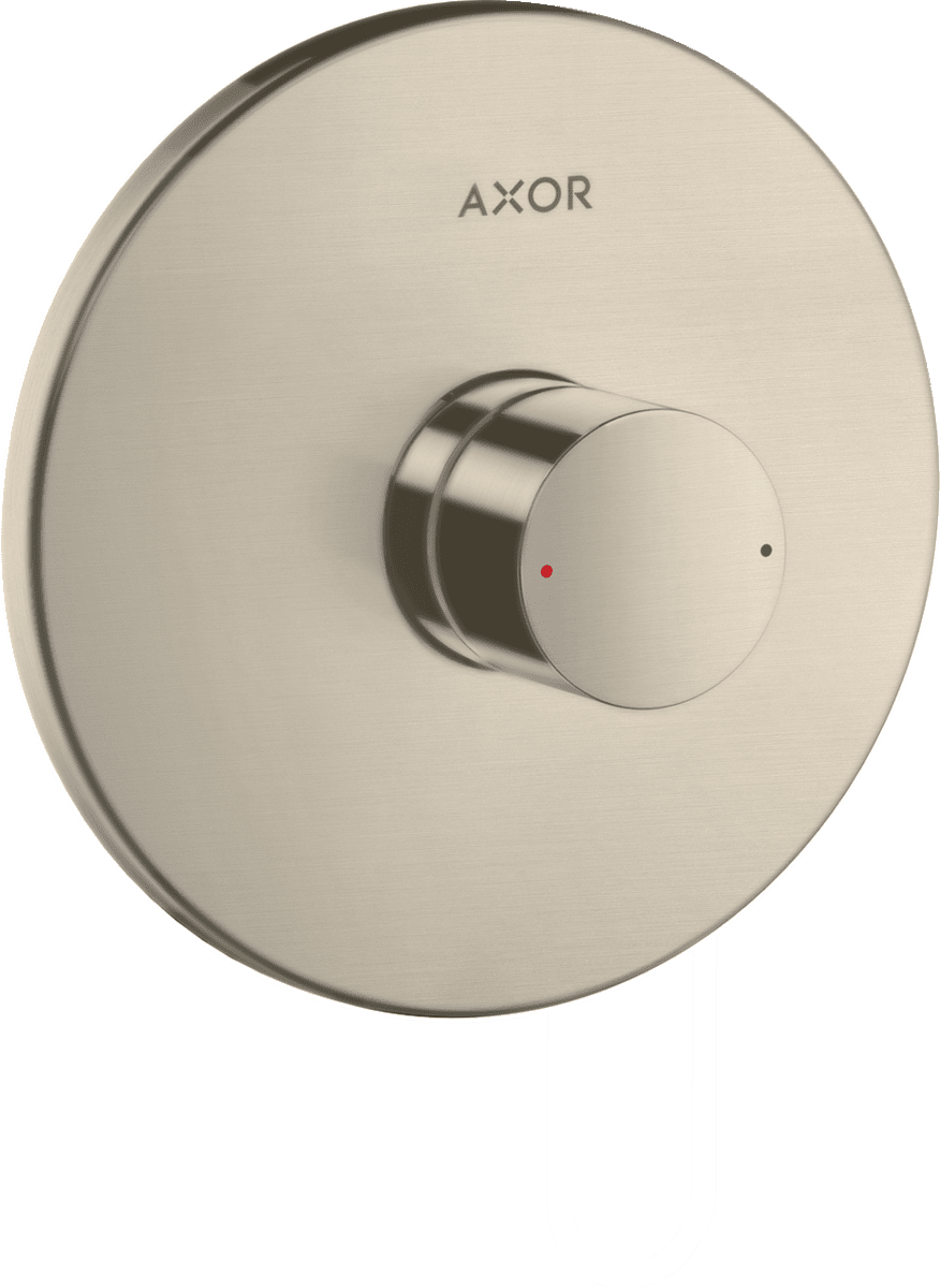 Bild von HANSGROHE AXOR Uno Einhebel-Brausemischer Unterputz mit Zerogriff #45605820 - Brushed Nickel