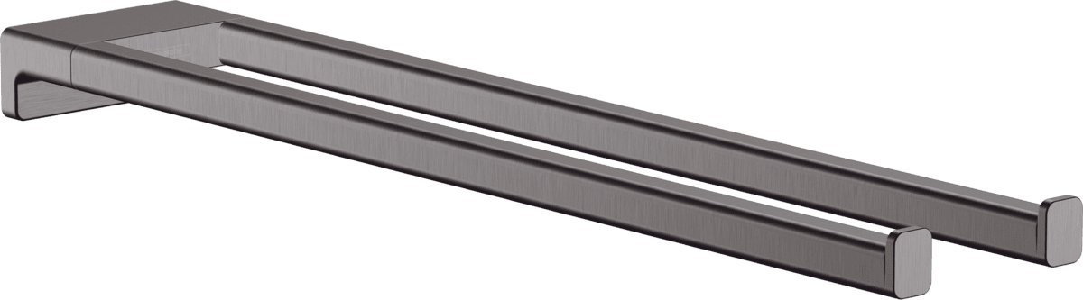 Picture of HANSGROHE AddStoris Towel holder twin-handle #41770340 - Brushed Black Chrome