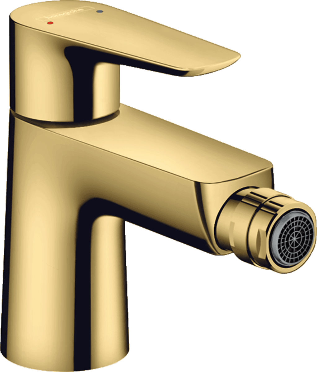 Picture of HANSGROHE Talis E Single lever bidet mixer with pop-up waste set #71720990 - Polished Gold Optic