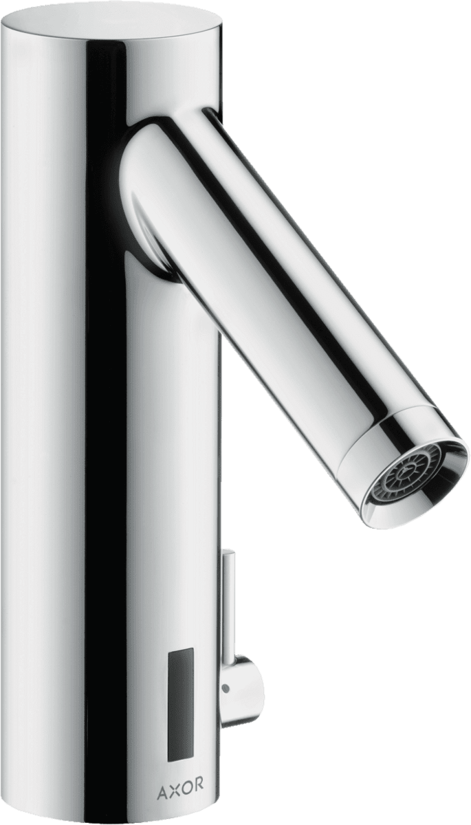 Picture of HANSGROHE AXOR Starck Electronic basin mixer with temperature control with mains connection 230 V #10140000 - Chrome