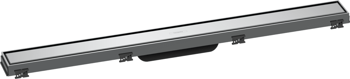 Bild von HANSGROHE RainDrain Match Fertigset Duschrinne 800 mit höhenverstellbarem Rahmen #56038000 - Chrom