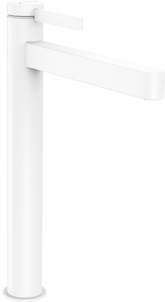 Bild von HANSGROHE Finoris Einhebel-Waschtischmischer 260 für Aufsatzwaschtische mit Push-Open Ablaufgarnitur #76070700 - Mattweiß