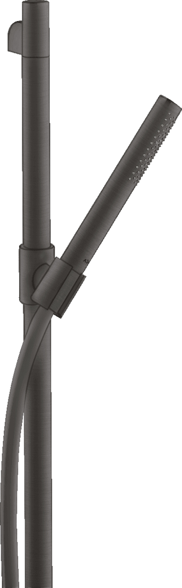Bild von HANSGROHE AXOR Starck Brauseset 0,90 m mit Stabhandbrause 1jet EcoSmart #27983340 - Brushed Black Chrome