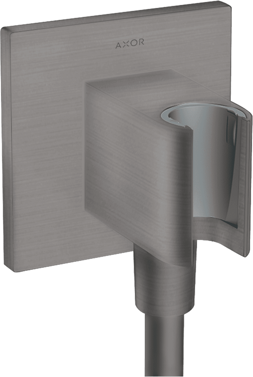 Bild von HANSGROHE AXOR ShowerSolutions Portereinheit eckig #36734340 - Brushed Black Chrome