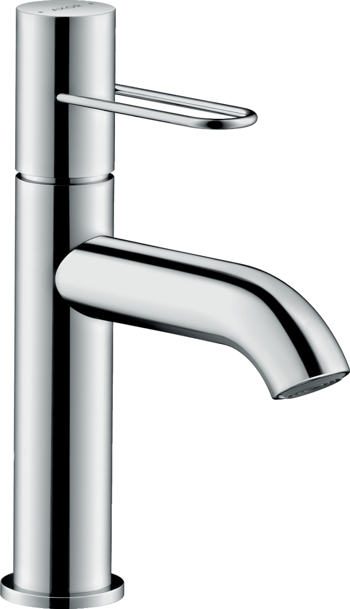 Bild von HANSGROHE AXOR Uno Einhebel-Waschtischmischer 100 mit Bügelgriff und Ablaufgarnitur #38026000 - Chrom