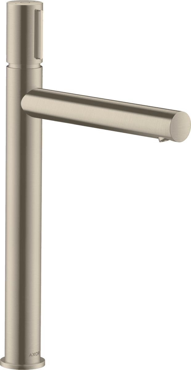 Bild von HANSGROHE AXOR Uno Waschtischmischer Select 260 für Aufsatzwaschtische mit Ablaufgarnitur #45014820 - Brushed Nickel