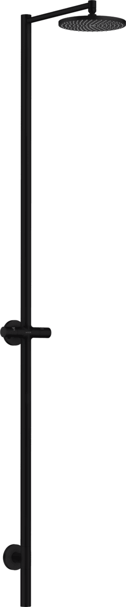 Bild von HANSGROHE AXOR Starck Nature Duschsäule mit Kopfbrause 240 1jet ohne Handbrause #12671670 - Mattschwarz