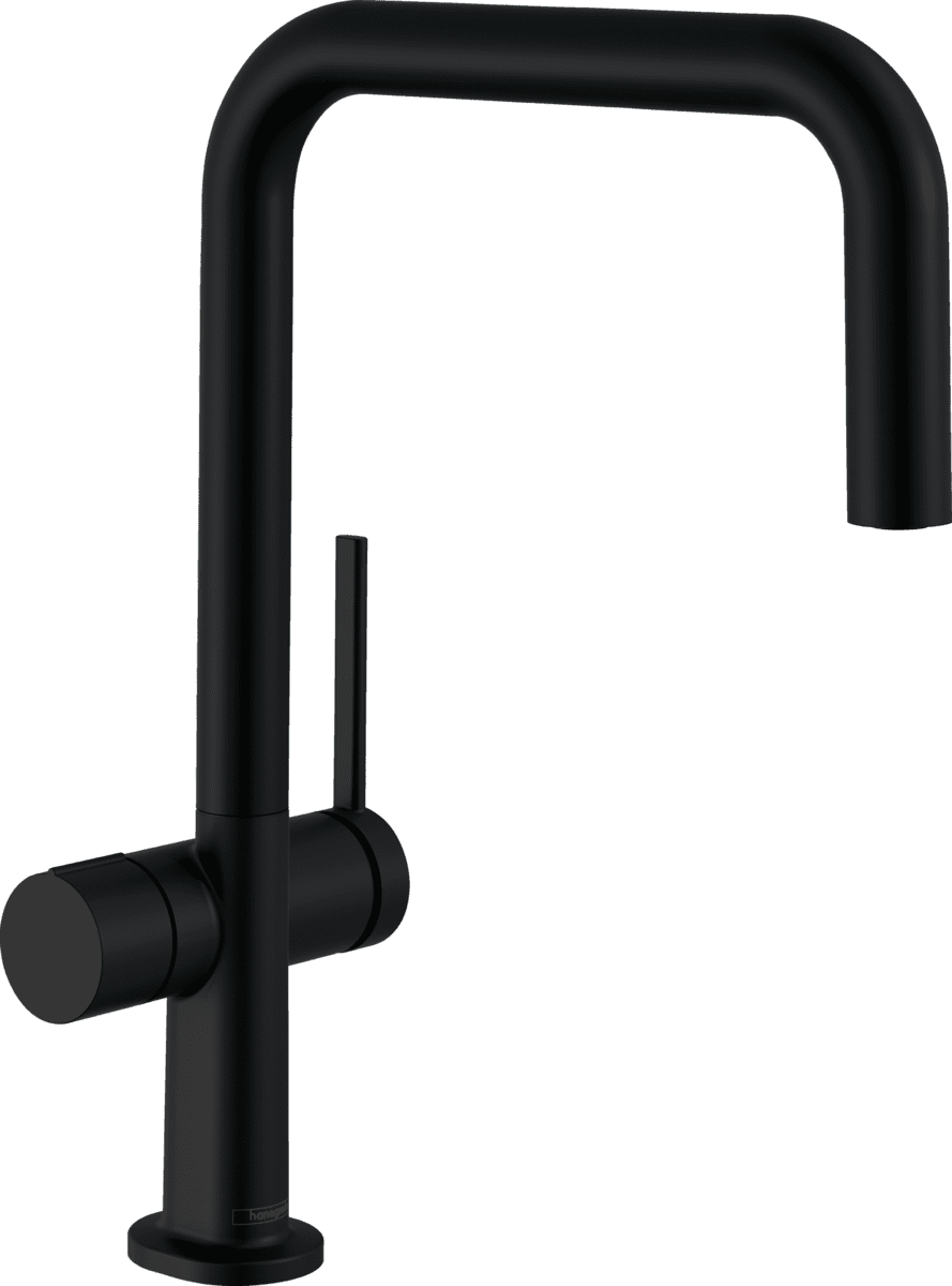 Bild von HANSGROHE Talis M54 Einhebel-Küchenmischer U 220, Geräteabsperrventil, 1jet #72807670 - Mattschwarz