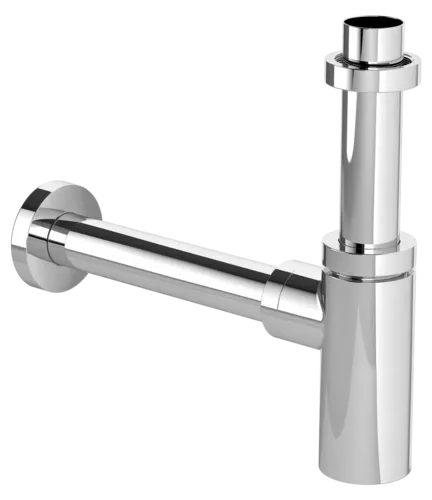 Bild von VILLEROY BOCH Universal Taps & Fittings Siphon für Wandmontage Rund, Chrom #TVC00000400061