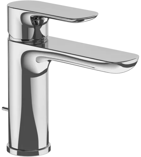 Bild von VILLEROY BOCH O.novo Einhebel-Waschtischarmatur mit Zugstangen- Ablaufgarnitur, Chrom #TVW10410111061