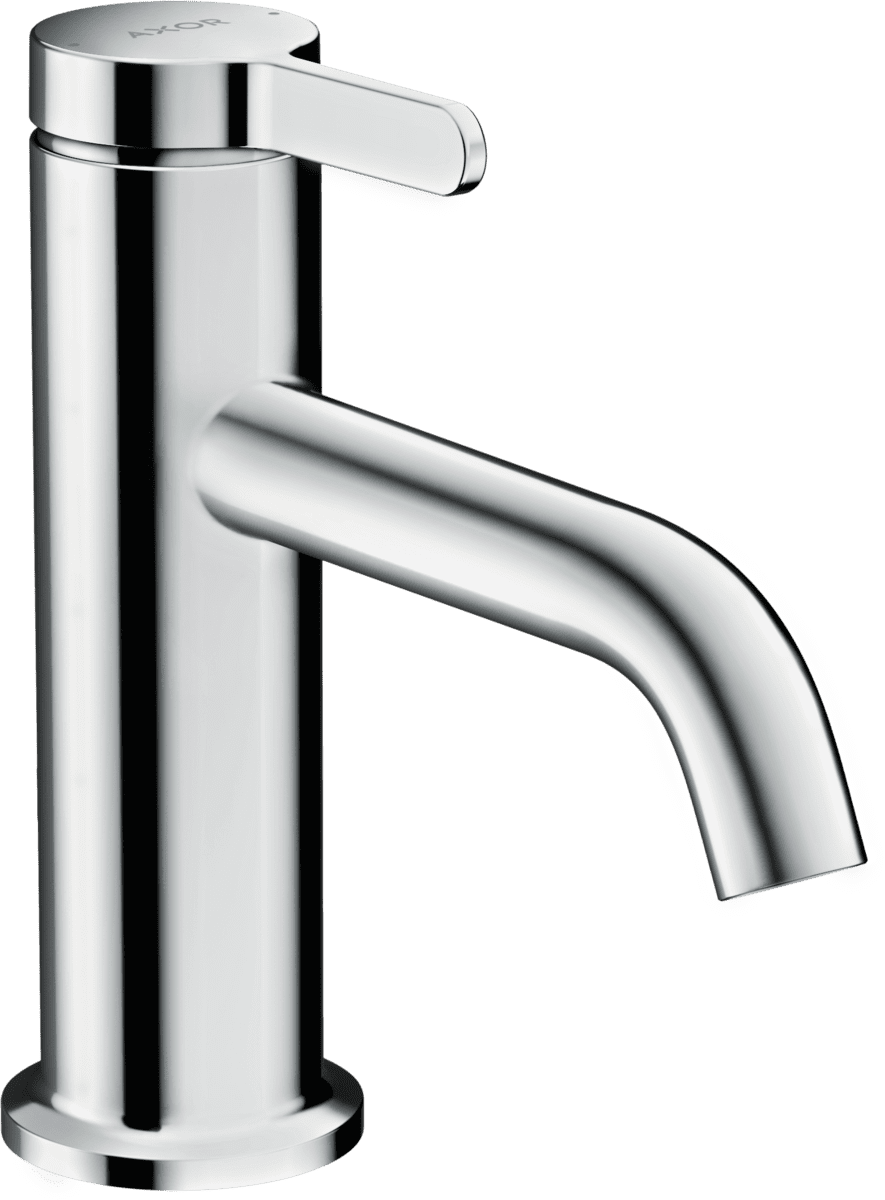 Bild von HANSGROHE AXOR One Einhebel-Waschtischmischer 70 mit Hebelgriff und Ablaufgarnitur #48001000 - Chrom