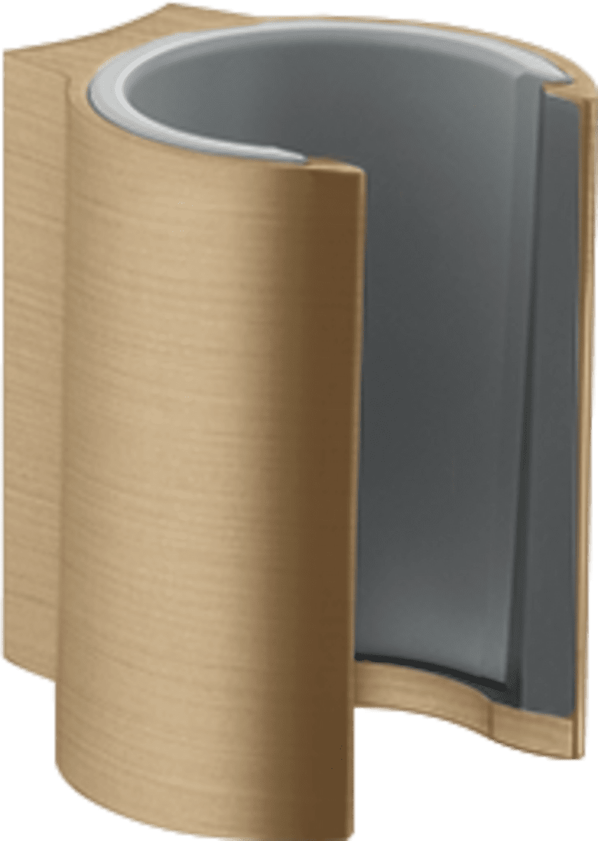 Bild von HANSGROHE AXOR Starck Brausehalter #27515140 - Brushed Bronze