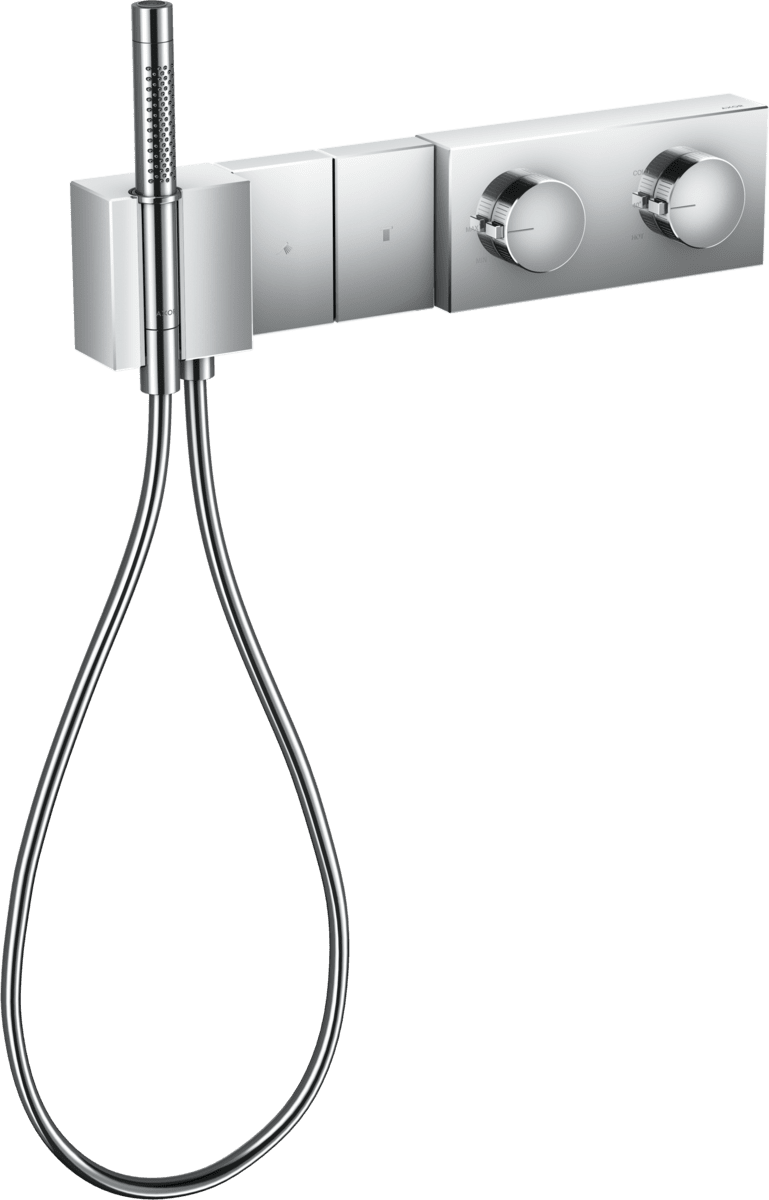 Bild von HANSGROHE AXOR Edge Thermostatmodul Select 470/100 Unterputz für 2 Verbraucher #46700000 - Chrom