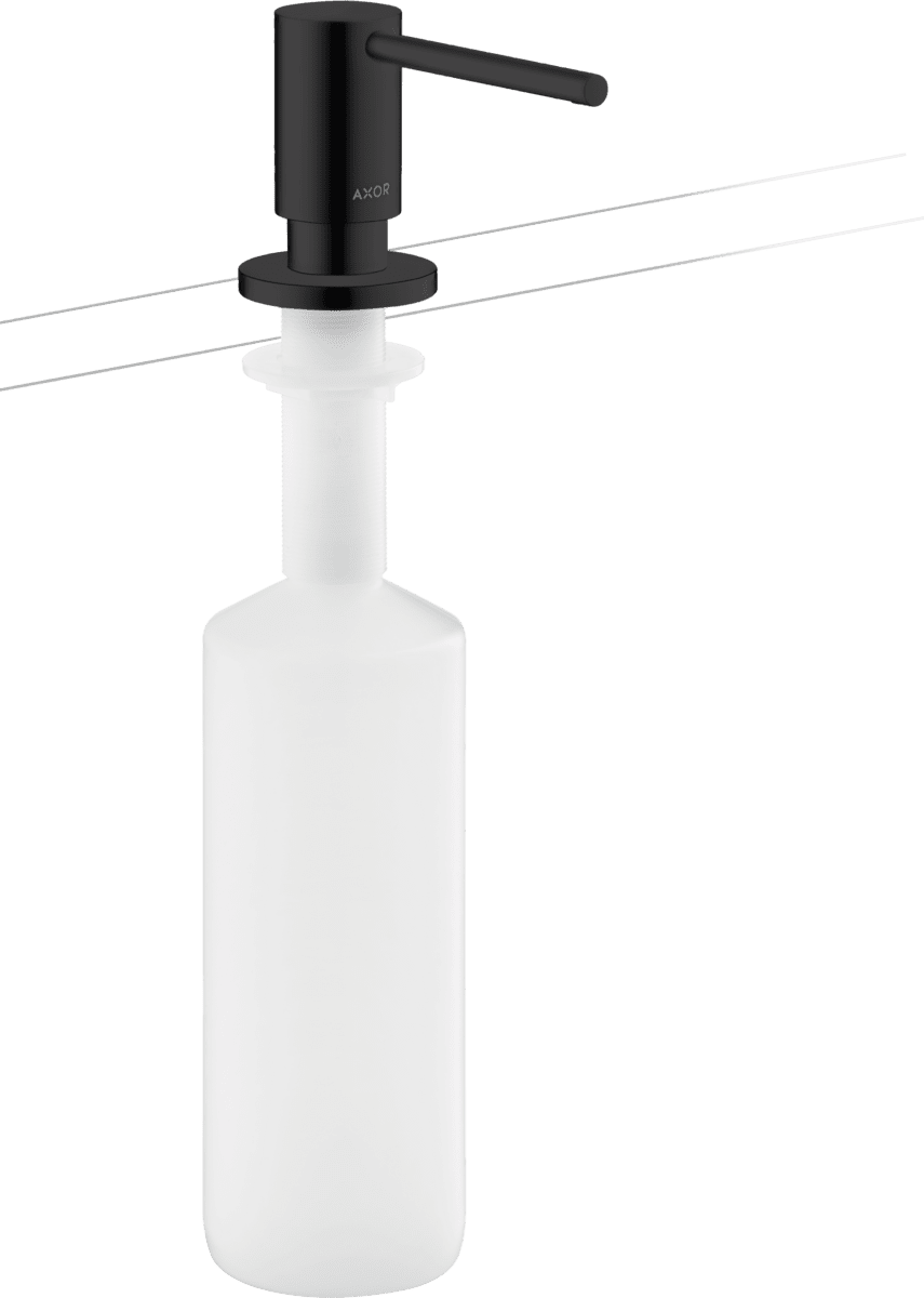 Bild von HANSGROHE AXOR Uno Spülmittel-/ Lotionspender #42818670 - Mattschwarz