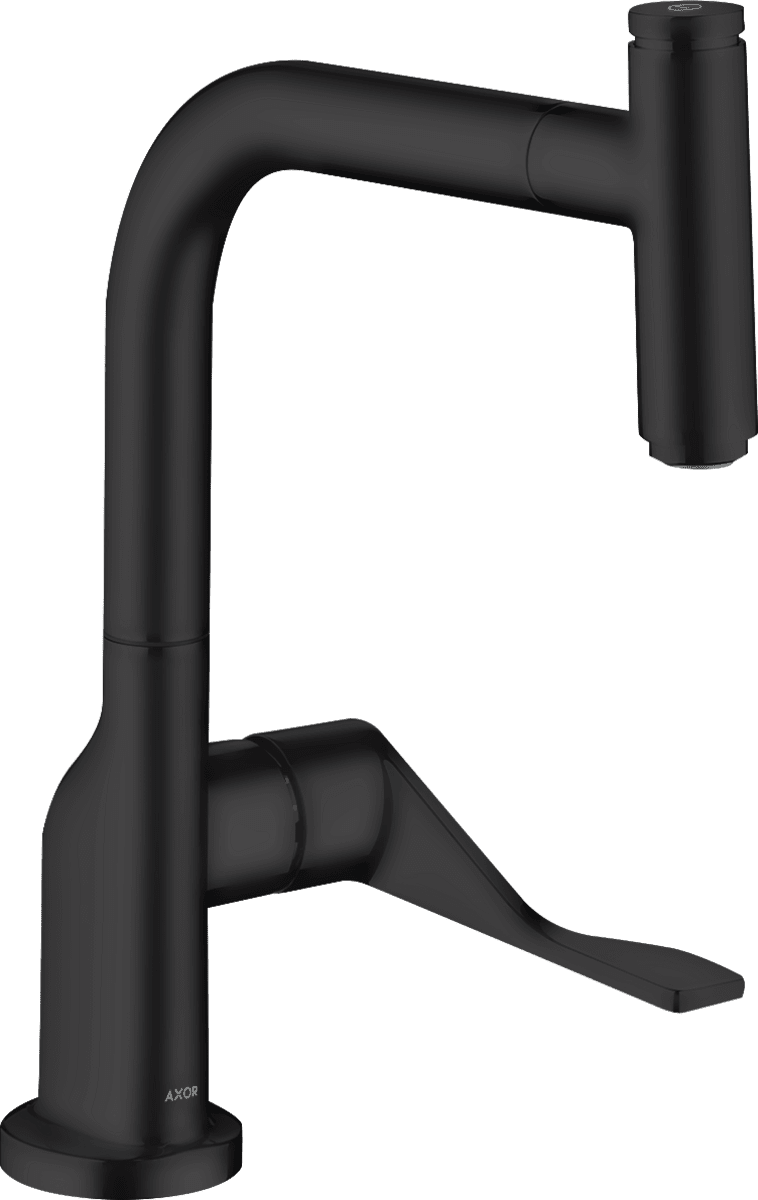 Bild von HANSGROHE AXOR Citterio Einhebel-Küchenmischer Select 230 mit Ausziehauslauf #39861670 - Mattschwarz