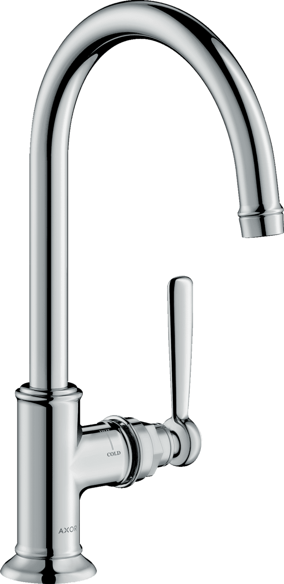 Bild von HANSGROHE AXOR Montreux Einhebel-Waschtischmischer 210 mit Hebelgriff und Ablaufgarnitur #16518000 - Chrom