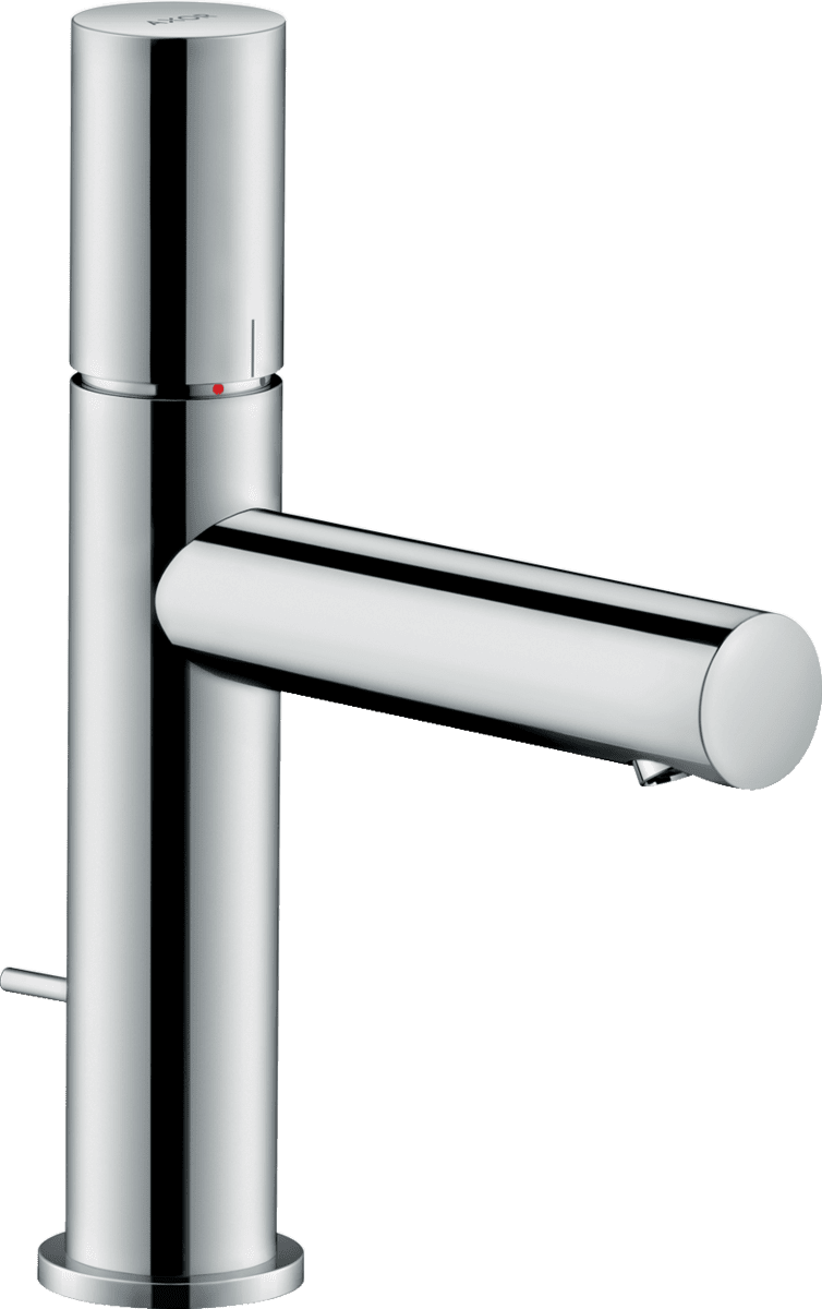 Obrázek HANSGROHE AXOR Uno Páková umyvadlová baterie 110 s rukojetí Zero, s odtokovou soupravou s táhlem #45001000 - chrom
