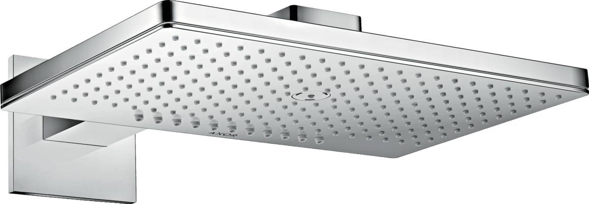 Bild von HANSGROHE AXOR ShowerSolutions Kopfbrause 460/300 2jet mit Brausearm und eckiger Rosette #35280000 - Chrom