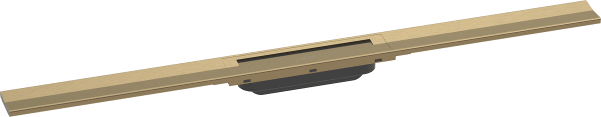 Bild von HANSGROHE RainDrain Flex Fertigset Duschrinne 900 kürzbar #56045140 - Brushed Bronze
