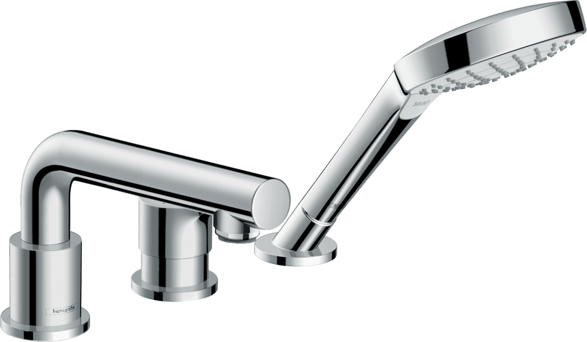 Bild von HANSGROHE Talis S 3-Loch Einhebel-Wannenrandmischer für Secuflex #72416000 - Chrom