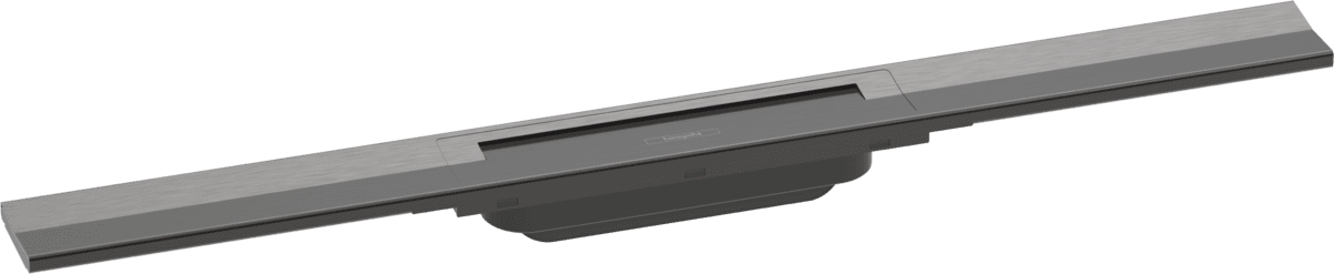 Bild von HANSGROHE RainDrain Flex Fertigset Duschrinne 700 kürzbar #56043340 - Brushed Black Chrome