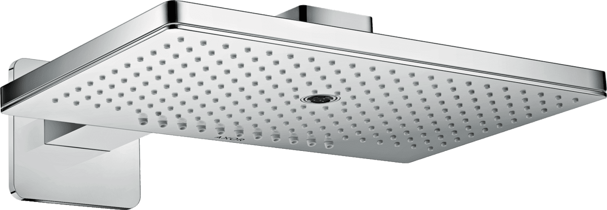 Bild von HANSGROHE AXOR ShowerSolutions Kopfbrause 460/300 3jet mit Brausearm und softsquare Rosette #35276000 - Chrom