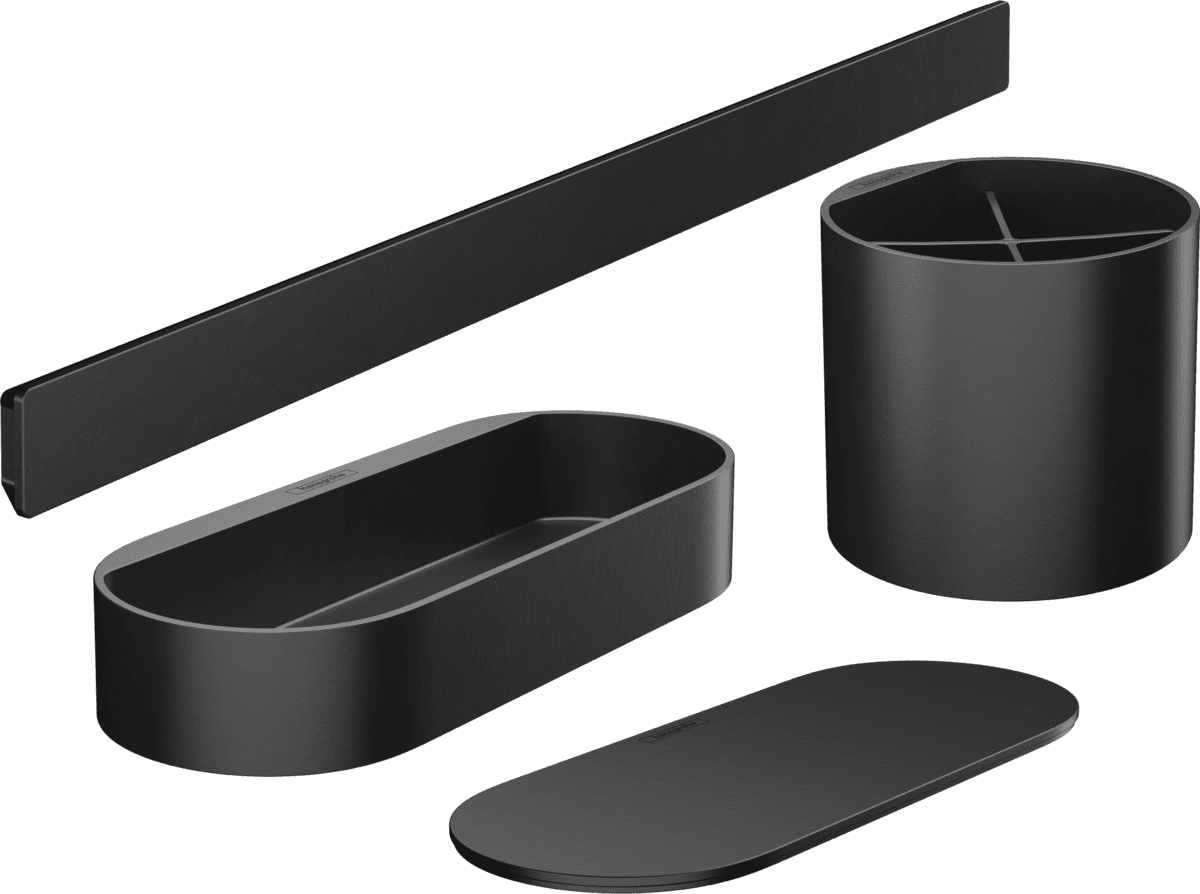 Bild von HANSGROHE WallStoris Badezimmerset #27968670 - Mattschwarz