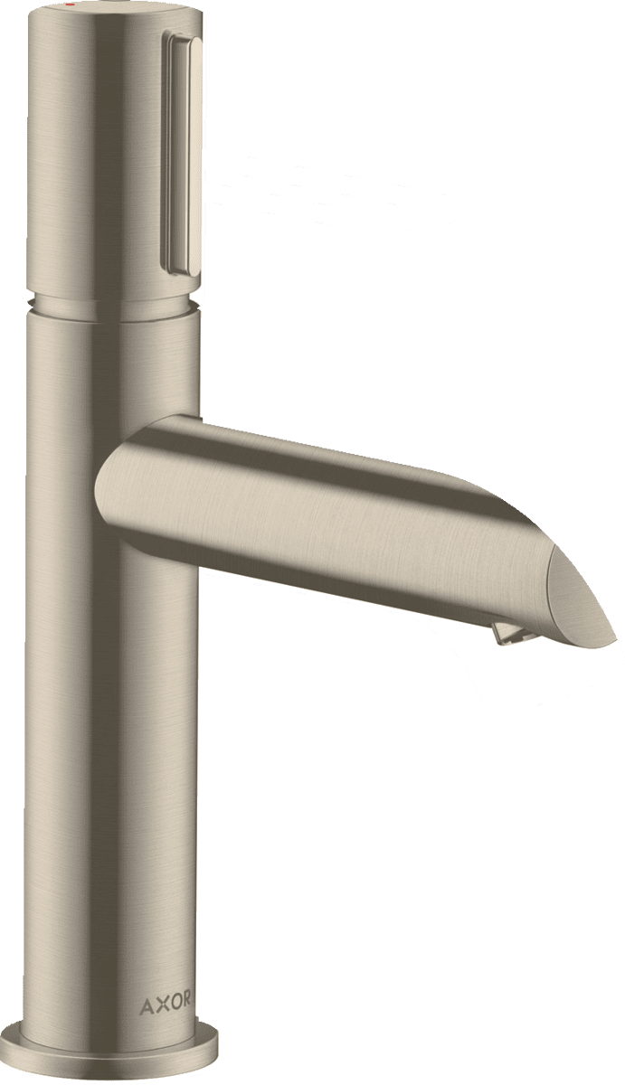Bild von HANSGROHE AXOR Uno Waschtischmischer Select 110 mit Zugstangen-Ablaufgarnitur #45010820 - Brushed Nickel