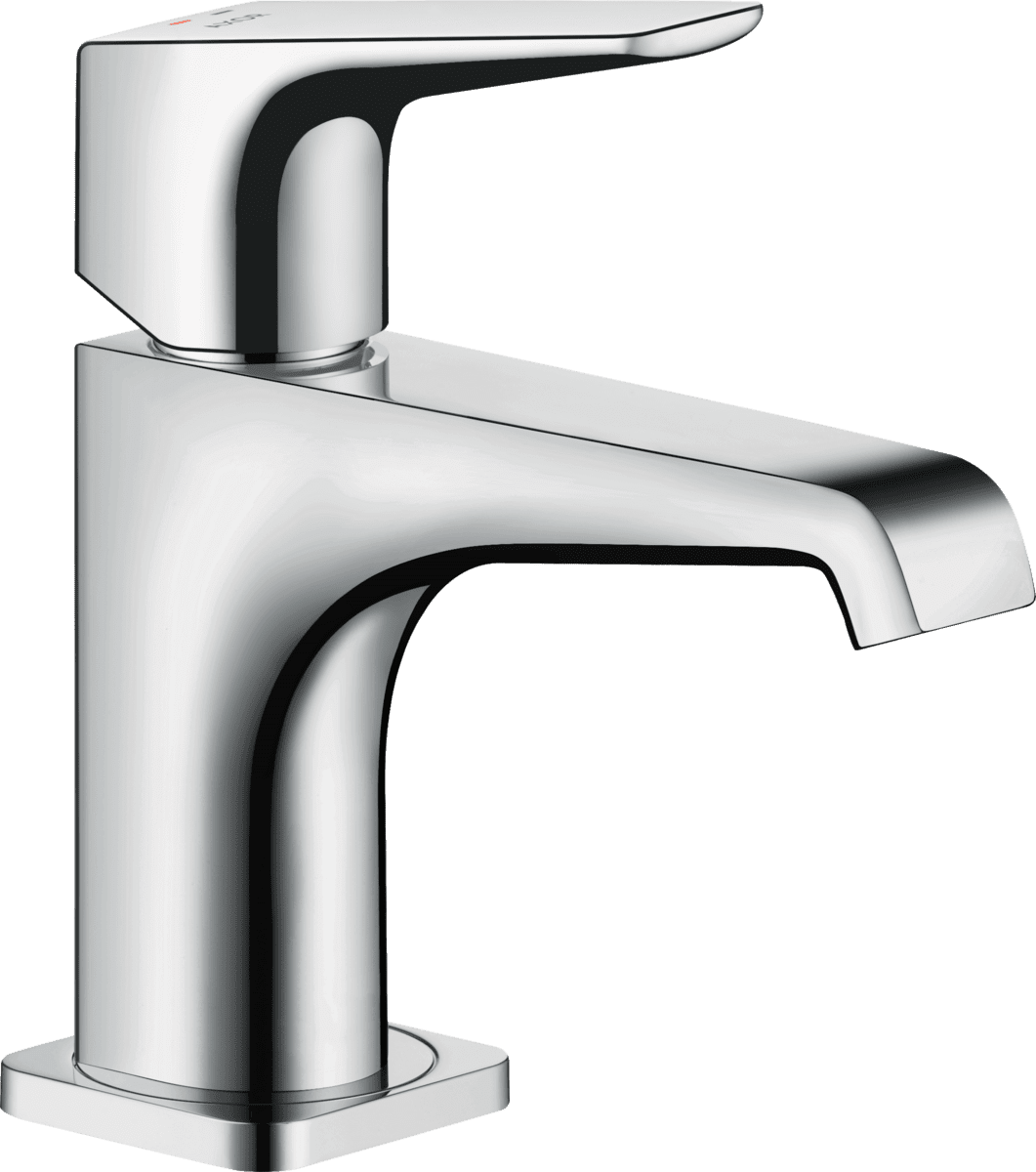 Bild von HANSGROHE AXOR Citterio E Einhebel-Waschtischmischer 90 mit Hebelgriff für Handwaschbecken mit Ablaufgarnitur #36112000 - Chrom