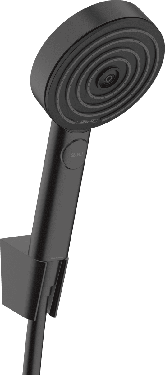 Bild von HANSGROHE Pulsify Select S Brausehalterset 105 3jet Relaxation mit Brauseschlauch 125 cm #24302670 - Mattschwarz